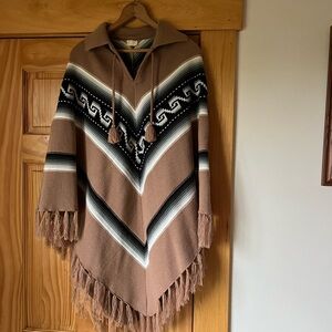 Vintage 1970’s Aztec design poncho